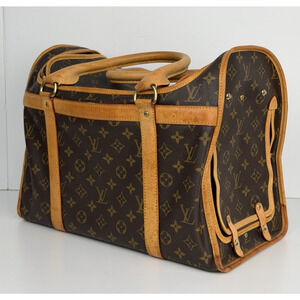Louis Vuitton Monogram Sac Chien 40 Pet Carrier Coated Canvas and Leather 2013